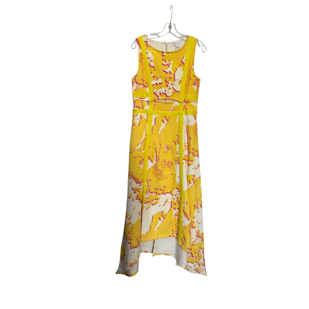 Making the Cut Season 3 Ep 7 Orange Print Cutout Dress Small MTC3-EP7-DRESS-WL